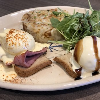 Snooze, an A.M. Eatery - Benny Duo featuring the Bella Bella Benny and the Original Benny. Both on gluten free bread - Breakfast & Brunch Near Me - Westminster, Colorado