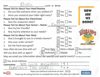 Menu photo 8 Medrano's Mexican Restaurant Quartz Hill, CA Menu photo 8 Medrano's Mexican Restaurant Quartz Hill, CA