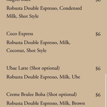 Say Coffee - Menu - Creperies Near Me - Boston, Massachusetts Say Coffee - Menu - Creperies Near Me - Boston, Massachusetts