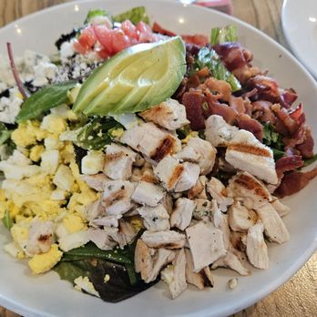 Local Tap - Cobb salad. Raspberry vinegarette was delicious, but mix well, bacon will settle to the bottom and make the last bites very salty. - Sports Bars Near Me - San Francisco, California