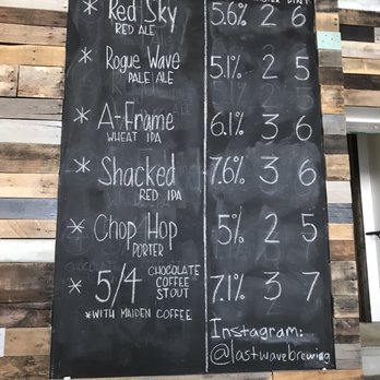 Last Wave Brewing Company - Selection of beers - Breweries Near Me - Point Pleasant Beach, New Jersey Last Wave Brewing Company - Selection of beers - Breweries Near Me - Point Pleasant Beach, New Jersey