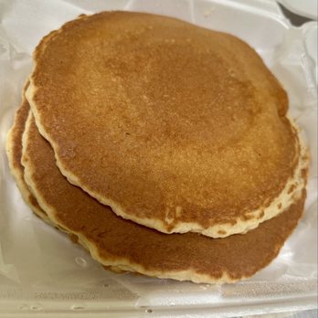 Scrambler Cafe - The plain pancakes. - Breakfast & Brunch Near Me - Plano, Texas