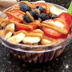 Country Donuts & Muffins - One of the best acai bowls I've had. Nicely proportioned.  Not overly sweet. Definitely will be back!