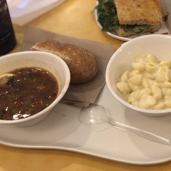 Panera Bread - Macaroni and cheese with 10 vegetable soup - Salad Near Me - Oro Valley, Arizona Panera Bread - Macaroni and cheese with 10 vegetable soup - Salad Near Me - Oro Valley, Arizona