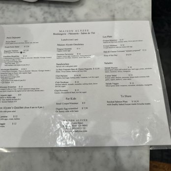 Maison Alyzee - Menu - Bakeries Near Me - Mountain View, California
