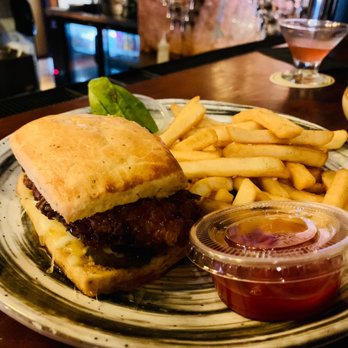 White Rabbit Gastropub - The chicken biscuit ($17) with fries is pretty amazing. - Gastropubs Near Me - Frederick, Maryland White Rabbit Gastropub - The chicken biscuit ($17) with fries is pretty amazing. - Gastropubs Near Me - Frederick, Maryland