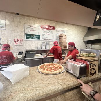 Tony's and Orazio Pizza - Fresh pepperoni pie - Pizza Near Me - Brooklyn, New York
