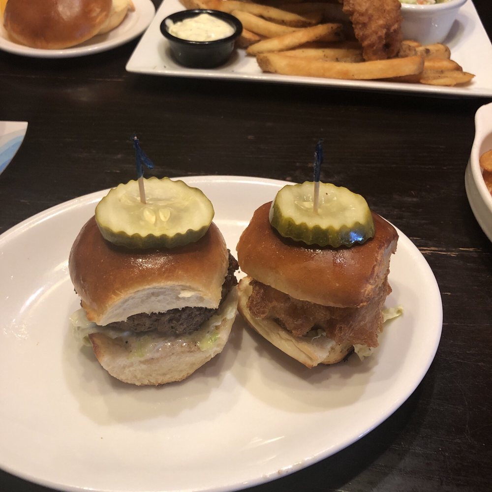 The Pub - Sliders cheeseburger and fish - British Near Me - Crestview Hills, Kentucky The Pub - Sliders cheeseburger and fish - British Near Me - Crestview Hills, Kentucky