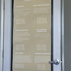 Thai Relax - The receptionist here explains what everything is.   VERY worth it.