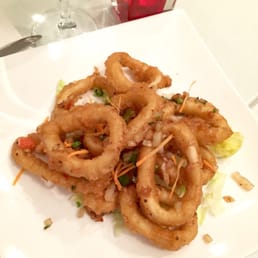 Salt and chili fried calamari Salt and chili fried calamari