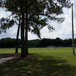Two dog parks separated by a divider Two dog parks separated by a divider