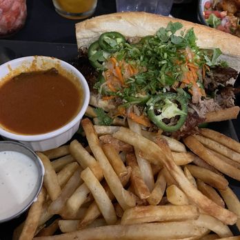 Lunas Fusion & Bar - Korean ban mi sandwich was ok - Mexican Near Me - Redding, California Lunas Fusion & Bar - Korean ban mi sandwich was ok - Mexican Near Me - Redding, California
