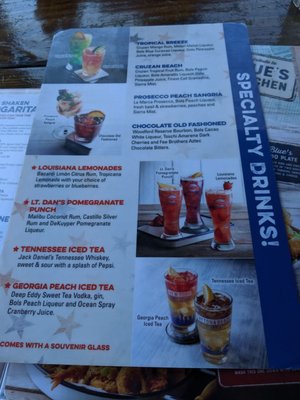 Menu photo 3 Bubba Gump Shrimp Kemah, TX