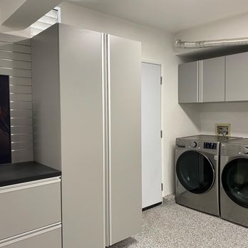Restore Design Garages - a washer and dryer - Flooring Near Me - Mission Viejo, California