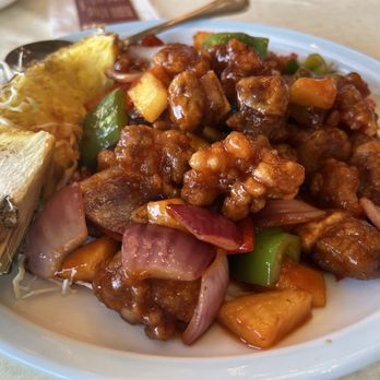 HL Peninsula Restaurant - Sweet and Sweet & Sour Spare Ribs w/Fresh Pineapples - Dim Sum Near Me - Milpitas, California