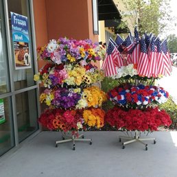 Outside the store
