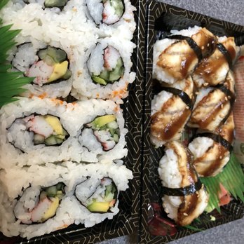 Rainbow Sushi - California Roll & Eel Sushi - Sushi Bars Near Me - Chantilly, Virginia