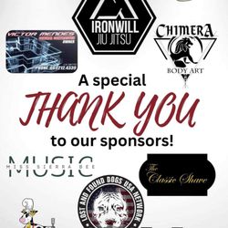 Ironwill Jiu Jitsu - A special thank you to all of our sponsors!