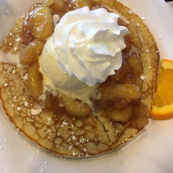 The Pancakery - Big Apple pancakes with a scoop of vanilla ice cream - Breakfast & Brunch Near Me - Destin, Florida The Pancakery - Big Apple pancakes with a scoop of vanilla ice cream - Breakfast & Brunch Near Me - Destin, Florida