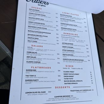 Oliver's Astoria - Menu - New American Near Me - Astoria, New York Oliver's Astoria - Menu - New American Near Me - Astoria, New York