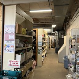 Tight aisles. They have small carts. People are pretty nice about moving to the side.