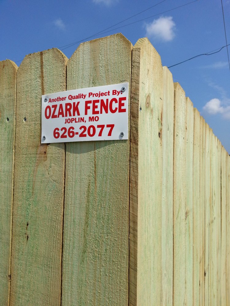 OZARK FENCE Updated September 2024 Joplin, Missouri Fences