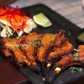 The Himalayan Chimney - Adraki Lamb Chops with Naan & Yellow Daal ($29.99) - Indian Near Me - Champaign, Illinois