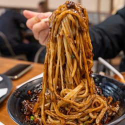Jeong’s Noodle - Spicy jjajangmyun (#4 on the menu)