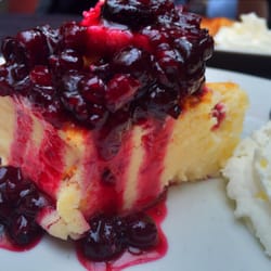 Loved the berries with the cheesecake