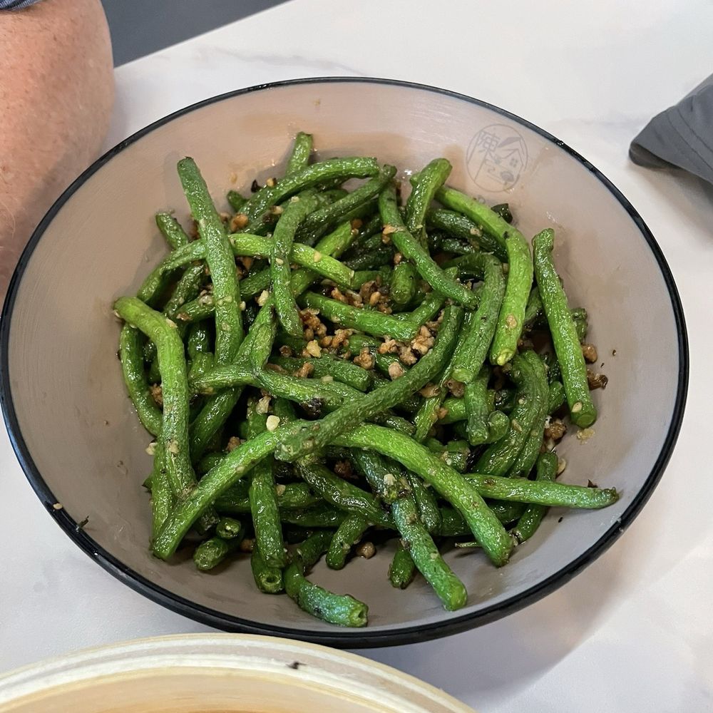 Hungry Dumpling House - Green beans with pork ales for not spicy so left off the - Chinese Near Me - Portland, Oregon Hungry Dumpling House - Green beans with pork ales for not spicy so left off the - Chinese Near Me - Portland, Oregon