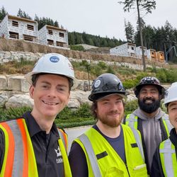 PureImage Technology - Pure Image team working on one of the projects in West Vancouver.