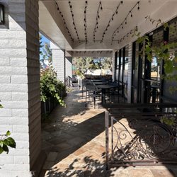 Patio on the west side & goes across the north