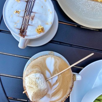 Cafe Astoria - 24k gold latte and campfire latte - Coffee & Tea Near Me - Saint Paul, Minnesota