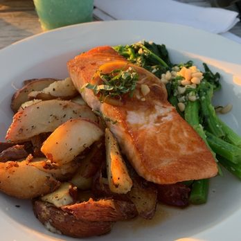 Lilly Pad - Salmon and baked potatoes - Seafood Near Me - Henrico, Virginia