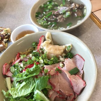 China Chen - Wonton Soup with BBQ Pork and Egg Noodles. Asked for soup/broth on the side so they can give you some extra beef bones. - Chinese Near Me - San Jose, California China Chen - Wonton Soup with BBQ Pork and Egg Noodles. Asked for soup/broth on the side so they can give you some extra beef bones. - Chinese Near Me - San Jose, California