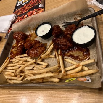 Buffalo Wild Wings - Lunch special. Boneless wings and fries - Sports Bars Near Me - Bronx, New York Buffalo Wild Wings - Lunch special. Boneless wings and fries - Sports Bars Near Me - Bronx, New York