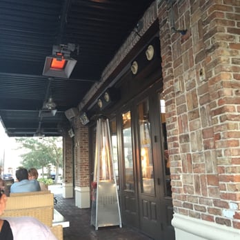 Acropolis Greek Taverna - Heaters for this chilly 65 degree florida day - Greek Near Me - Riverview, Florida