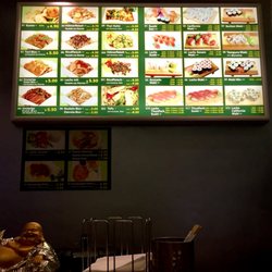 Yami Noodles - "Speisekarte" an der Wand