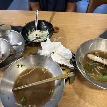 Pho Kitchen - Aftermath of Combo pho, chicken pho and spring rolls! Too good! - Vietnamese Near Me - San Jose, California Pho Kitchen - Aftermath of Combo pho, chicken pho and spring rolls! Too good! - Vietnamese Near Me - San Jose, California