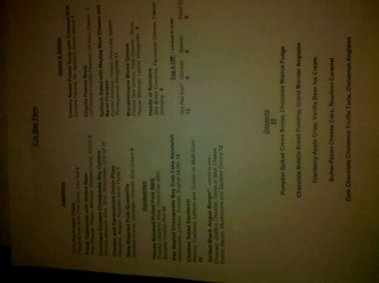 Menu photo 2 Tj's Restaurant & Lounge Richmond, VA Menu photo 2 Tj's Restaurant & Lounge Richmond, VA