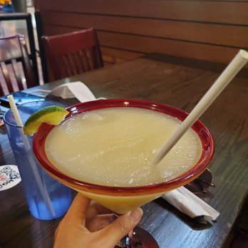 Chevys Fresh Mex - Large frozen margarita no salt/sugar rim - Bars Near Me - Hanover, Maryland