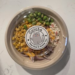 Gotcha Poke Bowl & Bubble Tea - Created my own bowl