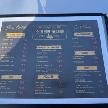 BBQ From The Curb - Menu - Barbeque Near Me - Manteca, California BBQ From The Curb - Menu - Barbeque Near Me - Manteca, California