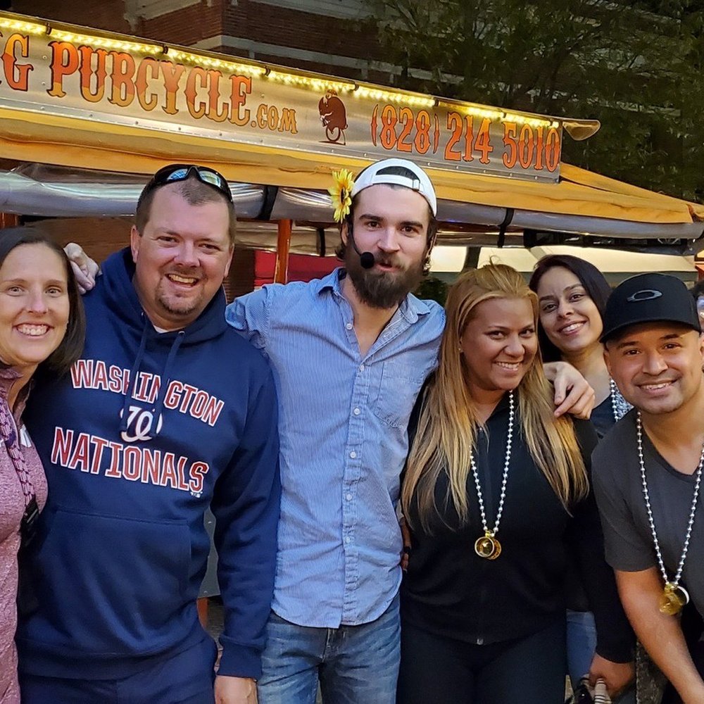 Amazing Pubcycle Tours - What a great time!  Reese was the best and we made some new friends visit g for VA! - Wine Tours Near Me - Asheville, North Carolina