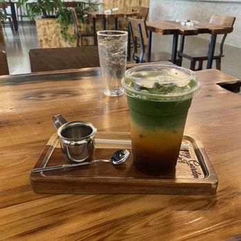 Happy Garden Cafe - Delicious Matcha Thai Iced Latte - Poke Near Me - Fort Pierce, Florida Happy Garden Cafe - Delicious Matcha Thai Iced Latte - Poke Near Me - Fort Pierce, Florida