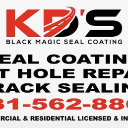 Exterior outside entrance of KD’s Black Magic Seal Coating Exterior outside entrance of KD’s Black Magic Seal Coating