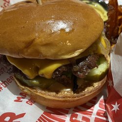 My cheeseburger with bacon