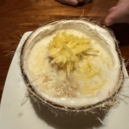 Mango sticky rice....mango was not that ripe and the rice was drowning in the sauce
