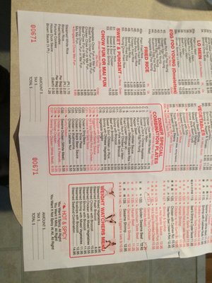 Menu photo 1 Joy Wo Chinese Kitchen Shoreham, NY Menu photo 1 Joy Wo Chinese Kitchen Shoreham, NY