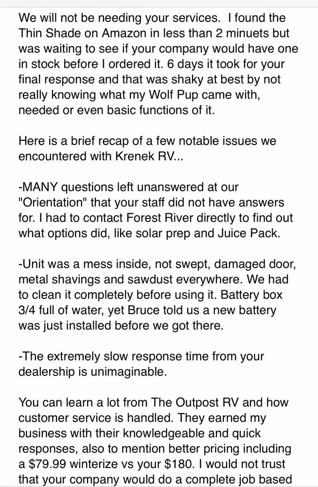 KRENEK RV SUPER CENTER Updated August 2024 13 Reviews 6542 Ryno